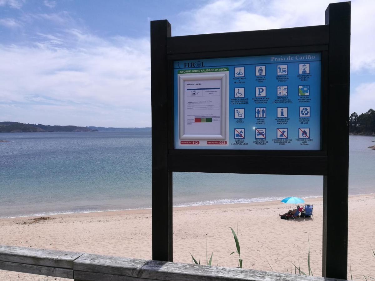 Casa A Pie De Playa De Carino Doninos Villa Ferrol Luaran gambar