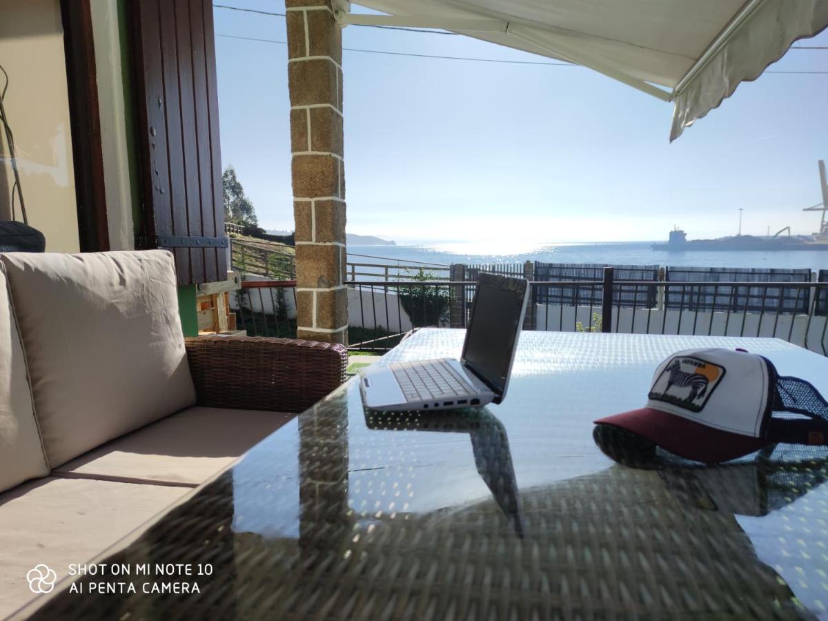 Casa A Pie De Playa De Carino Doninos Villa Ferrol Luaran gambar